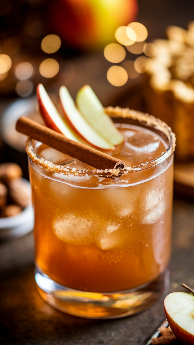 Apple Cider Bourbon Cocktail